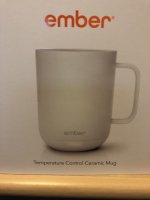 Ember Temperature Control Ceramic Mug Charging Coaster, White:  Coasters